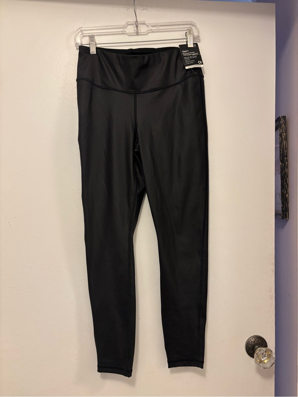 New GapFit recycled high compression Black Active Leggings M regular